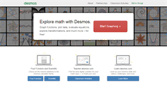 Desktop Screenshot of desmos.com