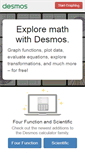 Mobile Screenshot of desmos.com